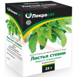 Стевии листья 25г. чайн. напиток бад /лекра-сэт/. Фото