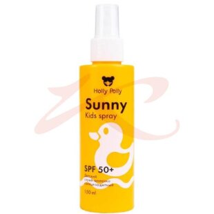 Холли полли санни молочко-спрей 150мл spf50 +  детский с/защит водост. Фото