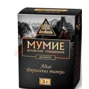 Алтайский нектар мумие 3г. /алтайский нектар/. Фото