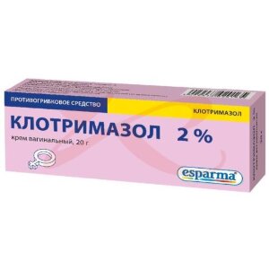 Клотримазол крем вагинальный 2% 20г в комплекте с аппликаторами-3 шт.. Фото