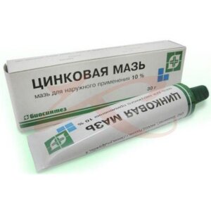 Изображение Цинковая мазь для наружного применения 10% 30г Цинковая мазь для наружного применения 10% 30г. Фото