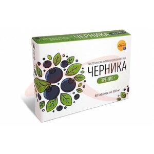 Черника форте с лютеином таблетки 100мг №40 зрение бад. Фото