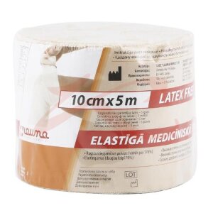 Лаума бинт медицинский эластичный мод 2 latex free вр 10смх5м. Фото