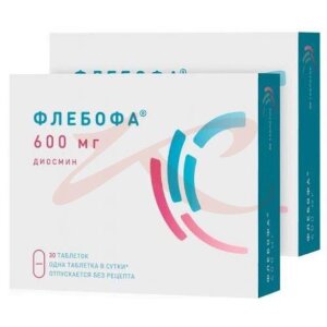 Флебофа таблетки 600мг №60. Фото