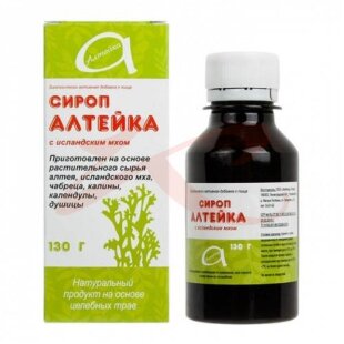 Алтейка сироп 100мл./130г. фл.. Фото