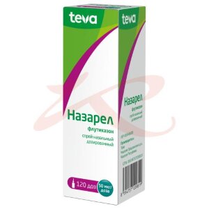 Назарел спрей назальный дозированный 50мкг/доза 120доз. Фото