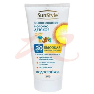 Сан стайл молочко с/защ. дет. spf40 100мл. [sun stile]. Фото