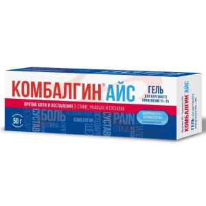 Изображение Комбалгин айс гель для наружного применения 5% + 3% 50г Комбалгин айс гель для наружного применения 5% + 3% 50г. Фото