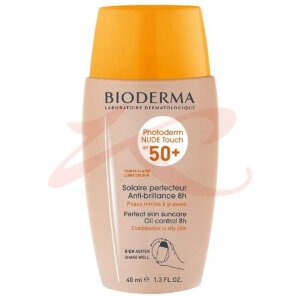 Биодерма фотодерм флюид 40мл солнцезащ spf50 светлый оттенок. Фото