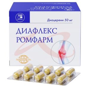 Диафлекс ромфарм капсулы 50мг №100. Фото