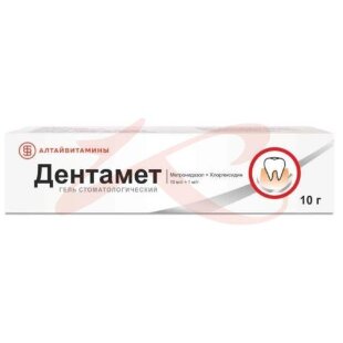 Изображение Дентамет гель стоматологический 10г Дентамет гель стоматологический 10г. Фото