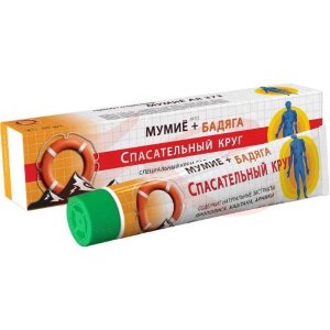 Спасательный круг крем-бальзам 50г бадяга + мумие. Фото