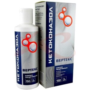 Кетоконазол вертекс шампунь лекарственный 2% 150г. Фото