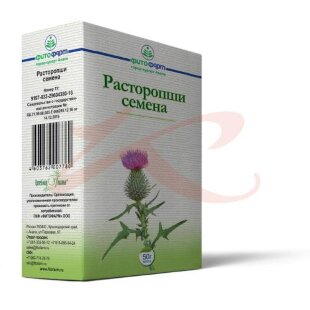 Целебная поляна расторопши семена 50г. Фото