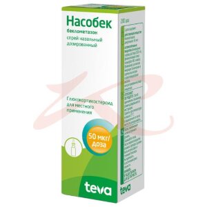Насобек спрей назальный дозированный 50мкг/доза 200доз. Фото