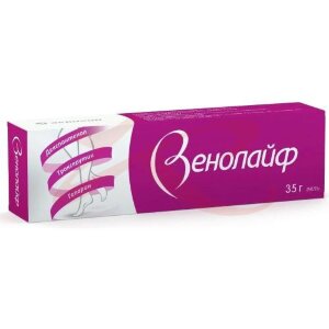 Венолайф гель для наружного применения 0,25% + 5% + 2% 35г. Фото