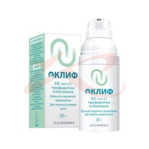 Аклиф крем для наружного применения 50мкг/г 30г. Фото