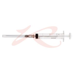 Паскаль инъекционный стерильный 3-х компонентный 3мл №100 игла 22g 0,7х40мм типа луер. Фото