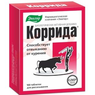 Эвалар коррида таблетки для рассасывания 530мг №100. Фото