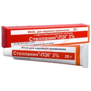 Стелланин-пэг мазь для наружного применения 3% 20г. Фото