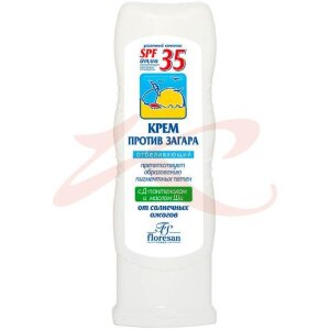 Флоресан крем против загара 125мл отбел spf35 (ф-100). Фото