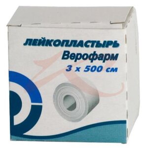 Верофарм лейкопластырь 3х500см. Фото