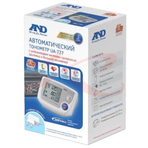 Эй энд ди тонометр автомат на плечо ua 777l + большая манжета 32-45см + адаптер. Фото