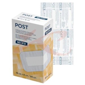Неофикс пост повязка раневая стерильная №1 адгез 8x15см н/ткан. Фото