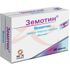 Земотин таблетки покрытые пленочной оболочкой 10мг №28. Фото