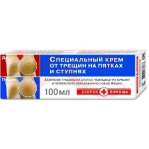 Скорая помощь крем для пяток 100мл от трещин. Фото