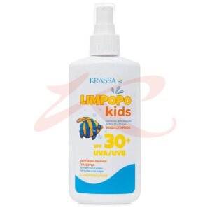 Красса лимпопо кидс молочко для тела 150мл детское солнцезащ spf-30 +. Фото