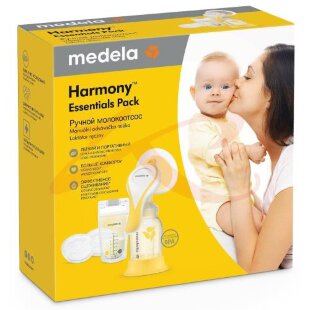Медела молокоотсос ручной двухфазн. harmony essentials pack + набор аксессуаров /арт.101041164/. Фото