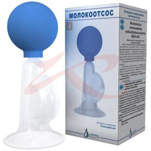 Альпина пласт молокоотсос ручной мон-ап с пласт. резервуаром. Фото