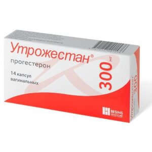 Изображение Утрожестан капсулы вагинальные 300мг №14 Утрожестан капсулы вагинальные 300мг №14. Фото