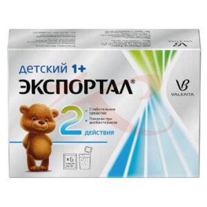 Экспортал порошок для приготовления раствора для приема внутрь 5г №6 детский. Фото