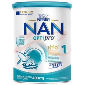 Нан 1 оптипро смесь сухая 400г с олигосахаридами 0мес +. Фото