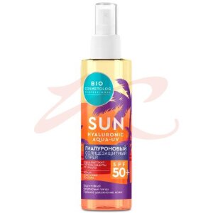 Био косметолог сан гиалурон аква спрей для тела 190мл с/защит spf-50. Фото
