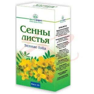 Сенны листья измельченные 50г. Фото