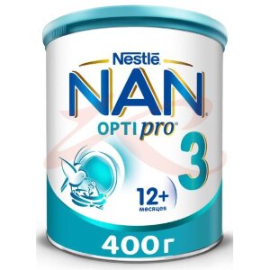 Нан 3 оптипро молочко детское 400г с олигосахаридами 12мес +. Фото