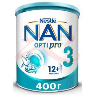 Нан 3 оптипро молочко детское 400г с олигосахаридами 12мес +. Фото