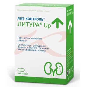 Изображение Лит-контроль литура up капсулы 722мг №60 Лит-контроль литура up капсулы 722мг №60. Фото