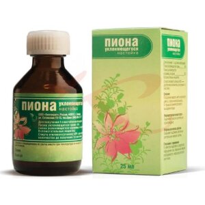 Пиона уклоняющегося  настойка 25мл. Фото