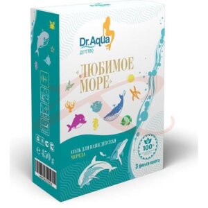 Изображение Доктор аква соль морская детство любимое море череда 450г. Доктор аква соль морская детство любимое море череда 450г.. Фото