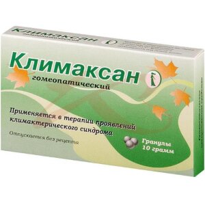 Климаксан гомеопатический гранулы гомеопатические 10г. Фото