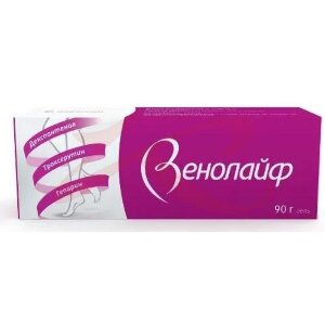 Венолайф гель для наружного применения 0.25% + 5% + 2% 90г. Фото