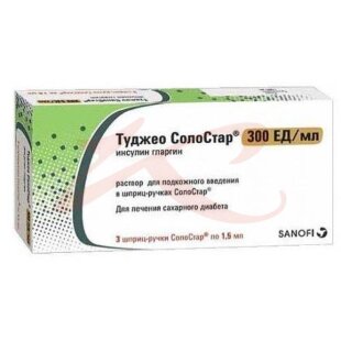 Туджео солостар раствор для подкожного введения 300ед/мл 1,5мл №3. Фото