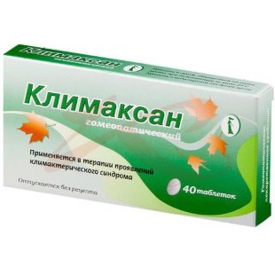 Климаксан гомеопатический таблетки гомеопатические №40. Фото