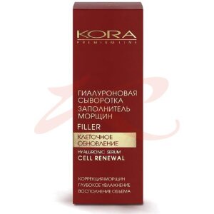 Кора клеточное обновление сыворотка-заполнитль морщин 25мл гиалурон.. Фото