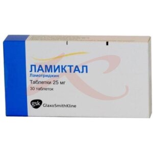 Ламиктал таблетки 25мг №30. Фото
