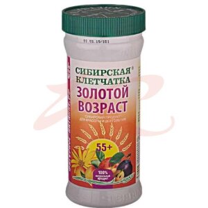 Сибирская клетчатка 280г золотой возраст 55 +. Фото